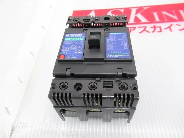 미쓰비시 전기 NF100-CW 3P 75A 노퓨즈 차단기 상세 이미지 - ASKINDEX 코리아