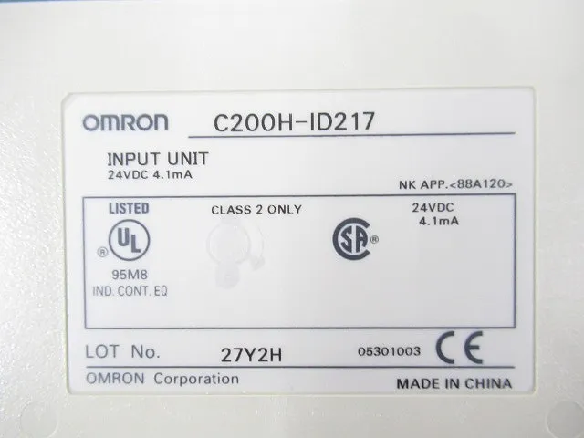 오므론 C200H-ID217 PLC(DC 입력 유닛) 상세 이미지 - ASKINDEX 코리아