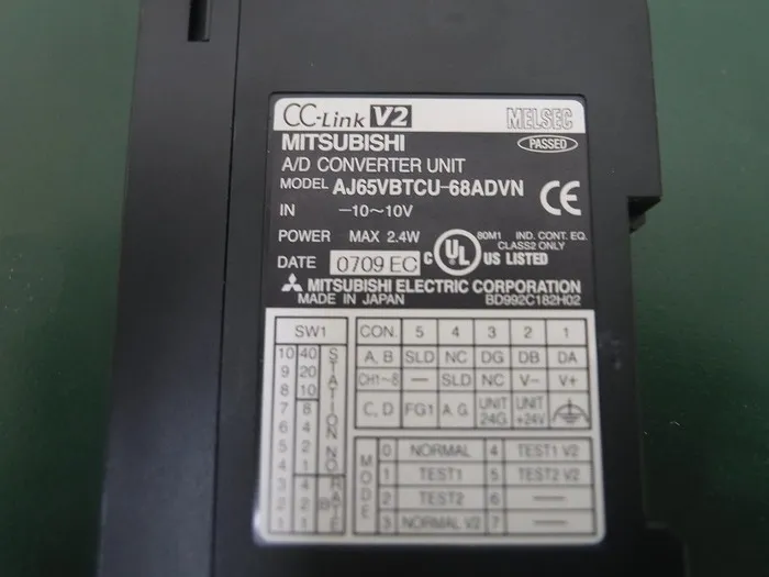 미쓰비시 전기 AJ65VBTCU-68ADVN 시퀀서 디지털/아날로그 변환 유닛 상세 이미지 - ASKINDEX 코리아