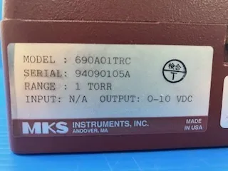 MKS 690A01TRC 버러트론 진공계 상세 이미지 - ASKINDEX 코리아