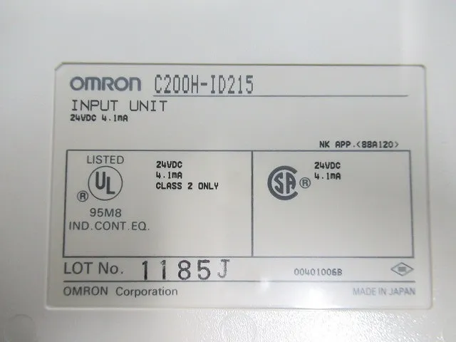 오므론 C200H-ID215 PLC I/O 유닛 상세 이미지 - ASKINDEX 코리아