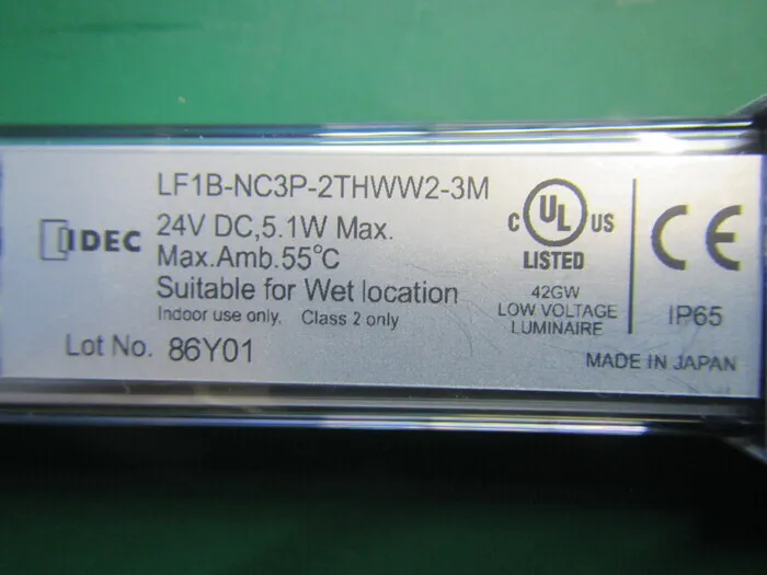 IDEC LF1B-NC3P-2THWW2-3M LED lighting Detail Image - ASKINDEX Korea
