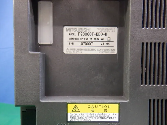 미쓰비시 전기 F930G0T-BBD-K 시퀀서(PLC) 표시기 GOT 상세 이미지 - ASKINDEX 코리아