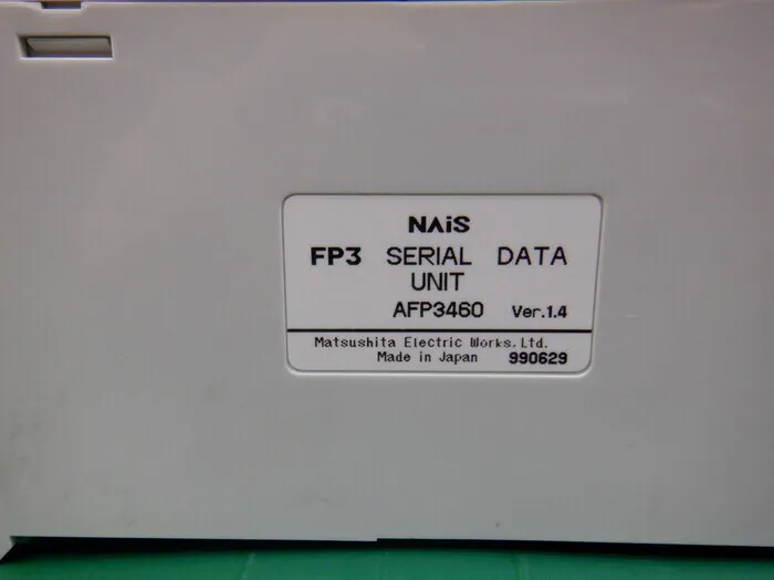 파나소닉(NAIS) AFP3460 시퀀서(PLC)FP3 시리얼 데이터 유닛 상세 이미지 - ASKINDEX 코리아