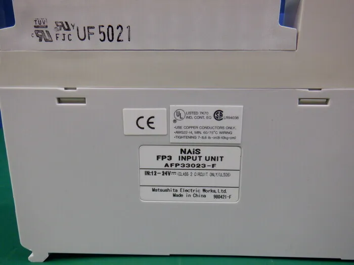 파나소닉(NAIS) AFP33023-F 시퀀서(PLC) FP3 입출력 유닛 상세 이미지 - ASKINDEX 코리아