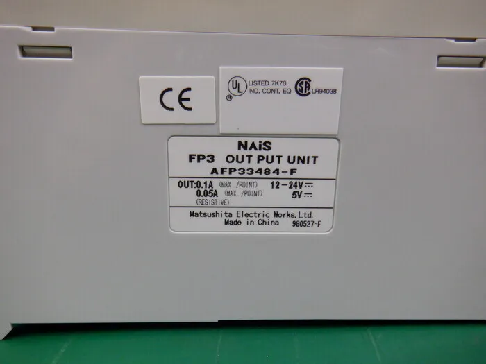 파나소닉(NAIS) AFP33484-F 시퀀서(PLC) FP3 입출력 유닛 상세 이미지 - ASKINDEX 코리아