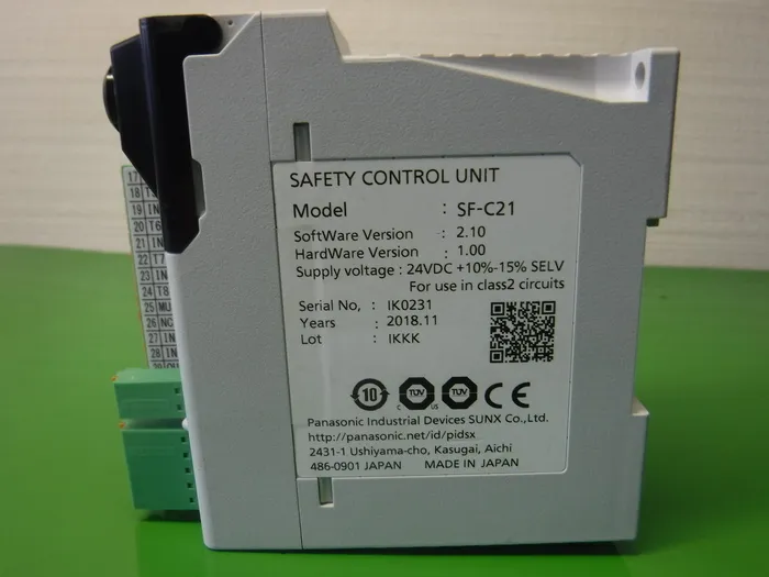 파나소닉(NAIS) SF-C21 시퀀서(PLC) 안전 제어 유닛 상세 이미지 - ASKINDEX 코리아
