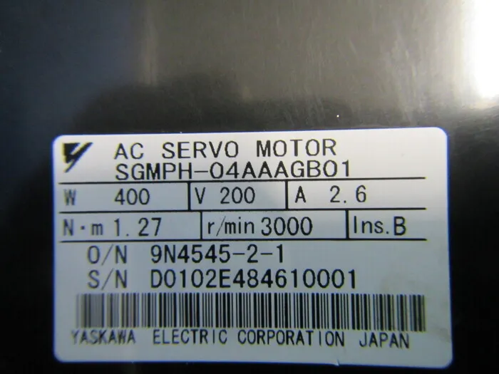 야스카와 전기 SGMPH-04AAAGB01 AC 서보 모터 상세 이미지 - ASKINDEX 코리아