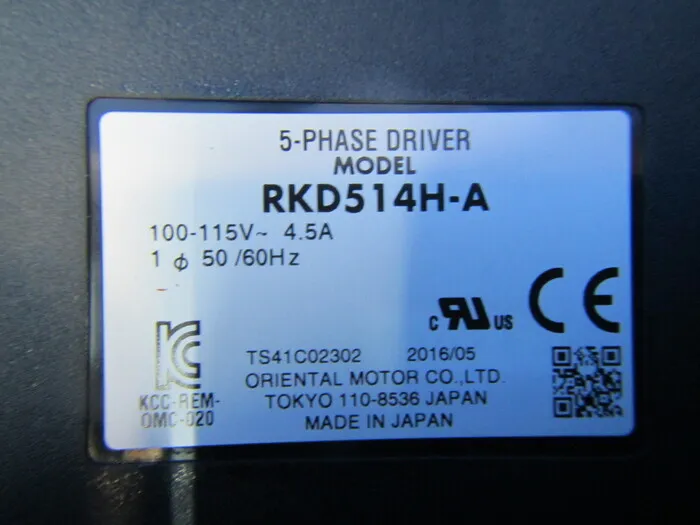 오리엔탈 모터 PK596BA-T7.2 스테퍼 모터(5상) 상세 이미지 - ASKINDEX 코리아