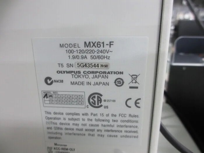 Olympus MX61-F Metal microscope Detail Image - ASKINDEX Korea
