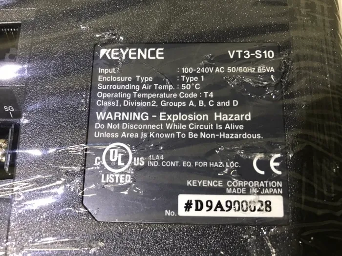 Keyence VT3-S10 touch panel Detail Image - ASKINDEX Korea