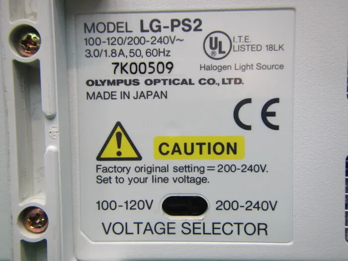 Olympus LG-PS2 Cold Light Detail Image - ASKINDEX Korea