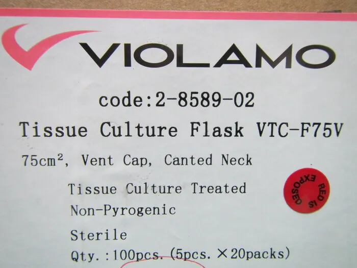 AS ONE VTC-F75V Cell culture flasks Detail Image - ASKINDEX Korea