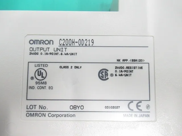 오므론 C200H-OD219 PLC I/O 유닛 상세 이미지 - ASKINDEX 코리아