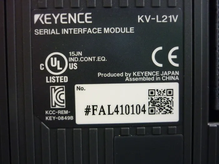Keyence KV-L21V Sequencer (PLC) Detail Image - ASKINDEX Korea
