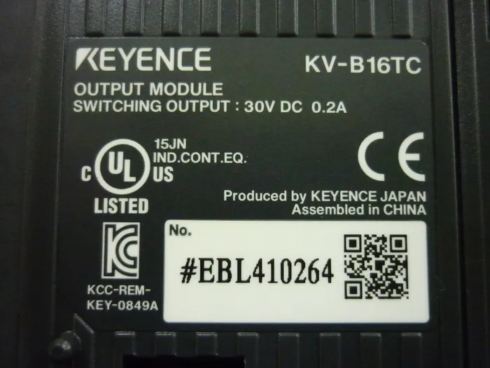 Keyence KV-B16TC 시퀀서(PLC) 상세 이미지 - ASKINDEX 코리아