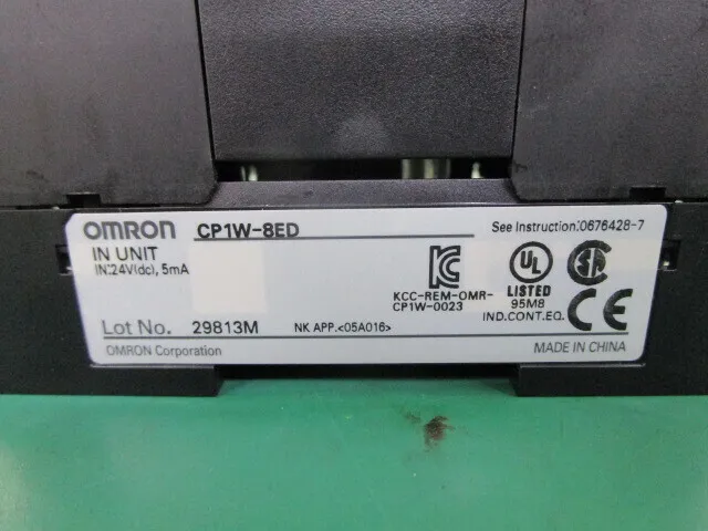 오므론 CP1W-8ED 시퀀서(확장 I/O 유닛) 상세 이미지 - ASKINDEX 코리아