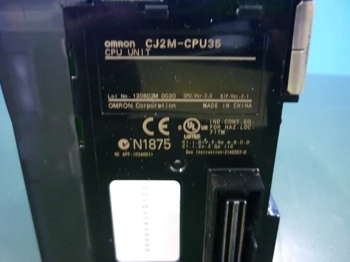 오므론 CJ2M-CPU35 시퀀서 상세 이미지 - ASKINDEX 코리아