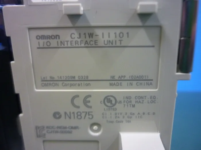 오므론 CJ1W-II101 I/O 인터페이스 유닛 상세 이미지 - ASKINDEX 코리아