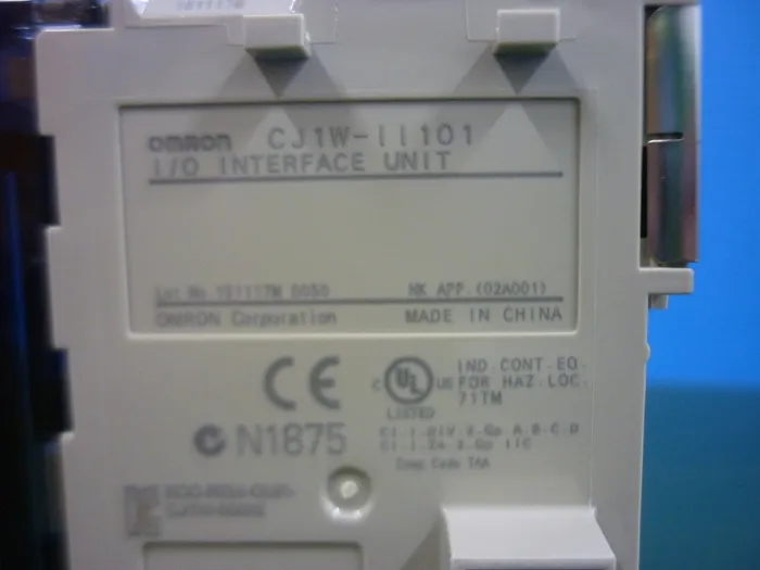 오므론 CJ1W-II101 I/O 인터페이스 유닛 상세 이미지 - ASKINDEX 코리아