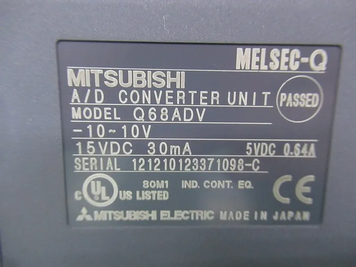 Mitsubishi Q68ADV Sequencer (PLC) (analog/digital conversion unit) Detail Image - ASKINDEX Korea