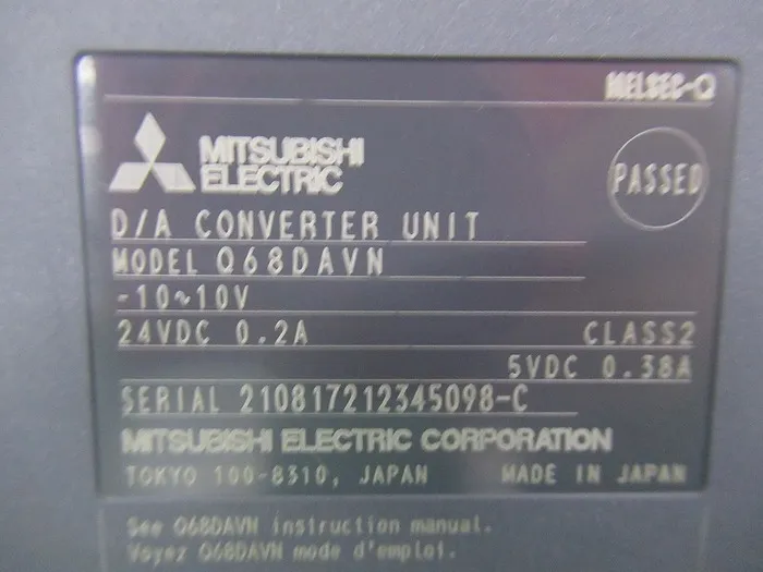 Mitsubishi Q68DAVN Sequencer (PLC) (analog/digital conversion unit) Detail Image - ASKINDEX Korea