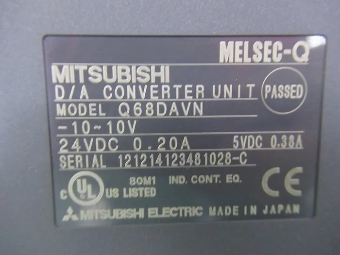 Mitsubishi Q68DAVN Sequencer (PLC) (analog/digital conversion unit) Detail Image - ASKINDEX Korea