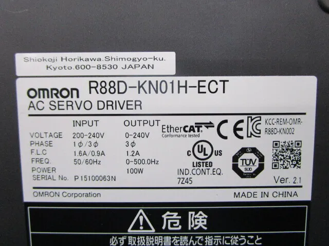 Omron R88D-KN01H-ECT AC Servo Driver Detail Image - ASKINDEX Korea