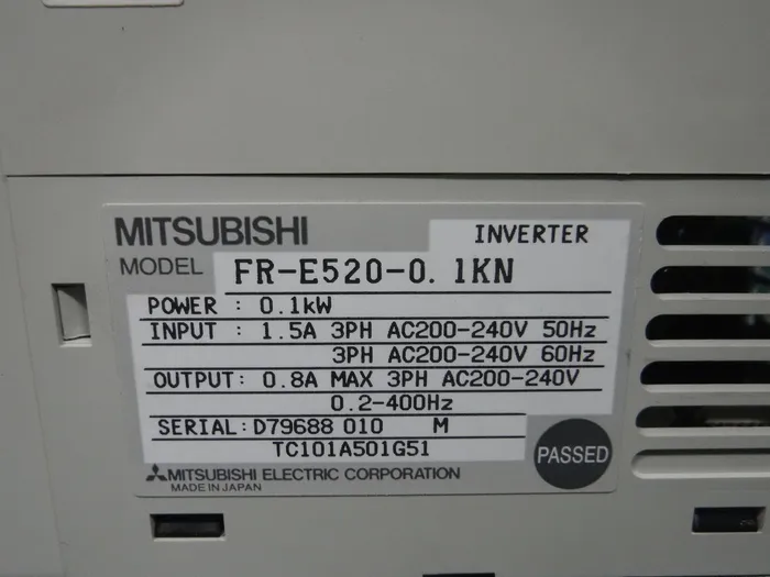 미쓰비시 전기 FR-E520-0.1KN 인버터 상세 이미지 - ASKINDEX 코리아