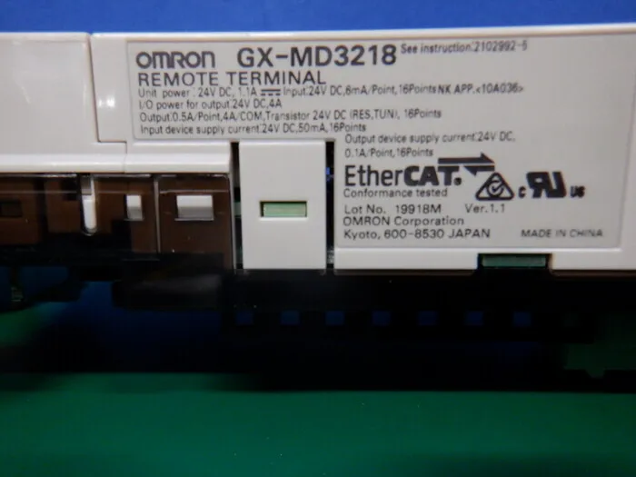 오므론 GX-MD3218 디지털 I/O 터미널 상세 이미지 - ASKINDEX 코리아