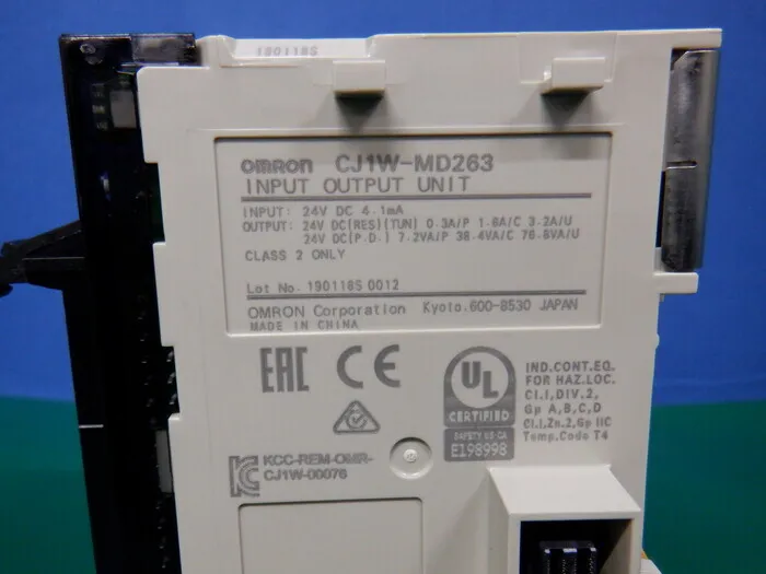 오므론 CJ1W-MD263 시퀀서 (PLC) (입출력 유니트) 상세 이미지 - ASKINDEX 코리아