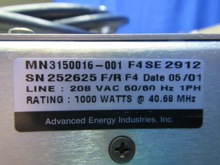 고급 에너지 RF-10L RF 전원(세트) 상세 이미지 - ASKINDEX 코리아