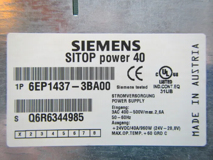 지멘스 SITOP Power40 DC 전원 공급 장치 상세 이미지 - ASKINDEX 코리아