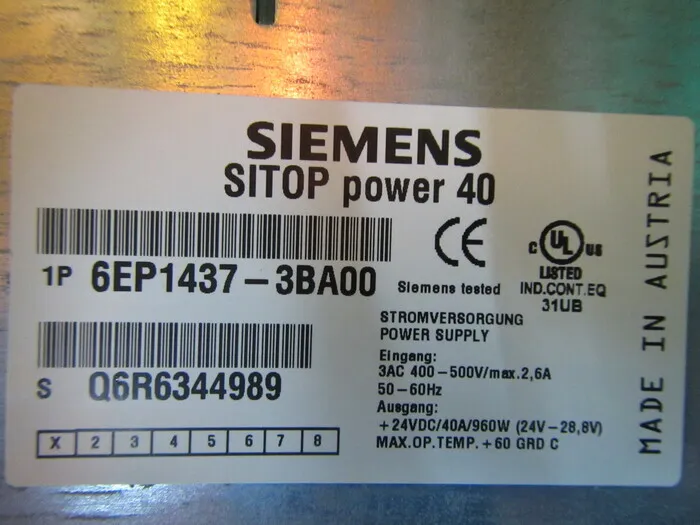지멘스 SITOP Power40 DC 전원 공급 장치 상세 이미지 - ASKINDEX 코리아