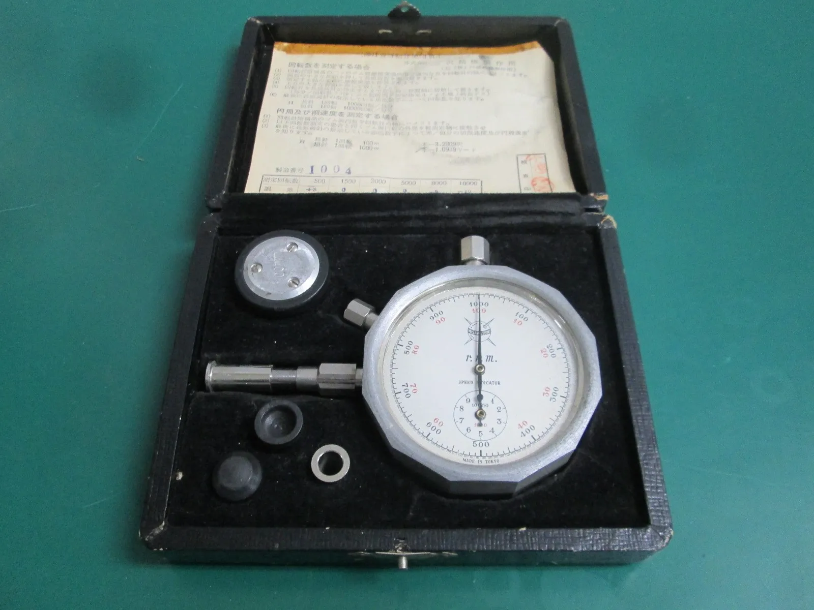 Misawa Seiki Mfg. Co., Ltd. H型 tachometer Detail Image - ASKINDEX Korea