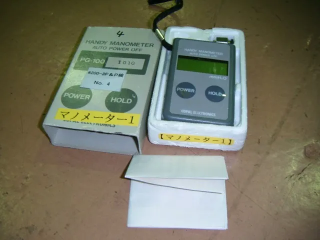 일본전산 코팔전자 PG-100-101GP 마노미터