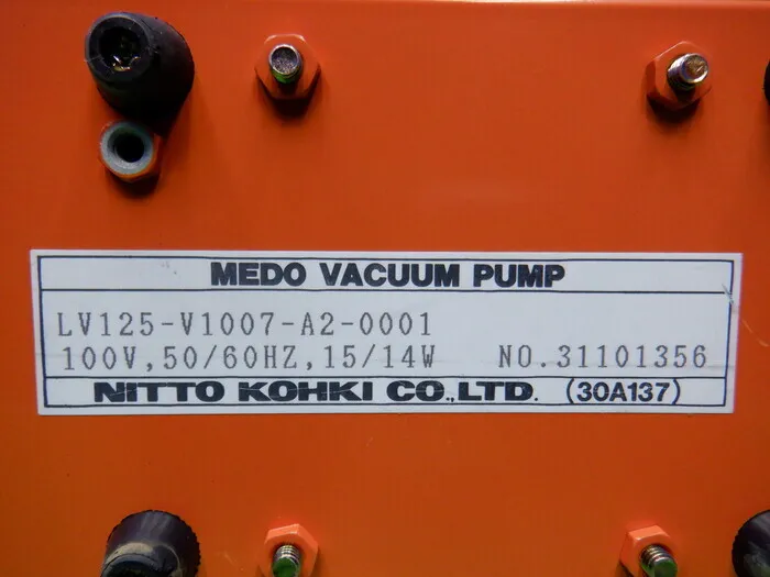Nitto Kohki LV-125 vacuum pump Detail Image - ASKINDEX Korea