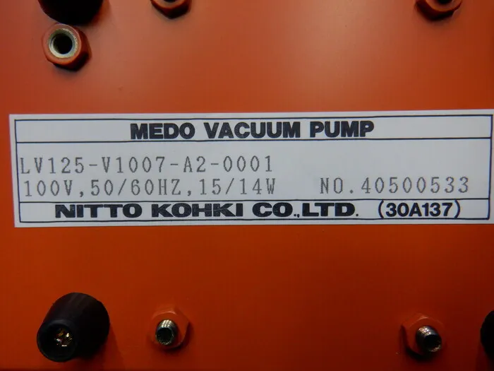 Nitto Kohki LV-125 vacuum pump Detail Image - ASKINDEX Korea