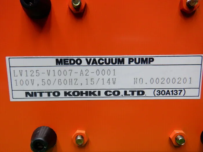 Nitto Kohki LV-125 vacuum pump Detail Image - ASKINDEX Korea
