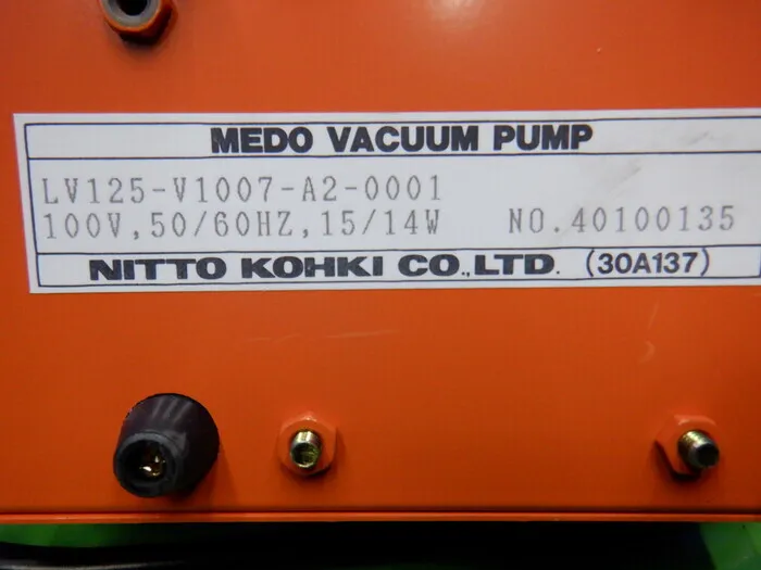 Nitto Kohki LV-125 vacuum pump Detail Image - ASKINDEX Korea