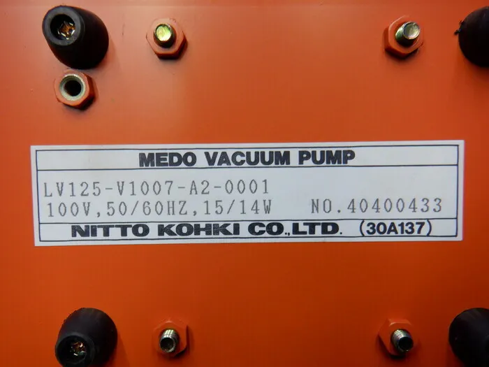 Nitto Kohki LV-125 vacuum pump Detail Image - ASKINDEX Korea