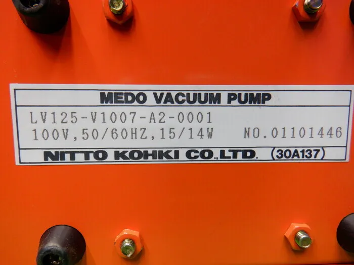 Nitto Kohki LV-125 vacuum pump Detail Image - ASKINDEX Korea