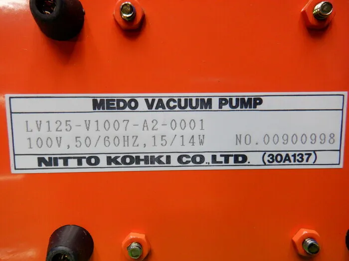 Nitto Kohki LV-125 vacuum pump Detail Image - ASKINDEX Korea