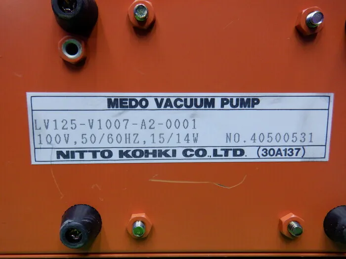 Nitto Kohki LV-125 vacuum pump Detail Image - ASKINDEX Korea