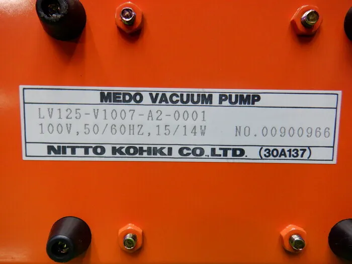 Nitto Kohki LV-125 vacuum pump Detail Image - ASKINDEX Korea