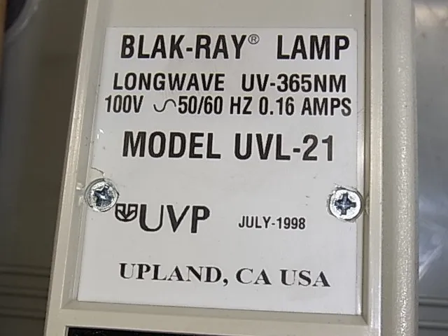 후나코시 UVL-21 블랙 램프 상세 이미지 - ASKINDEX 코리아
