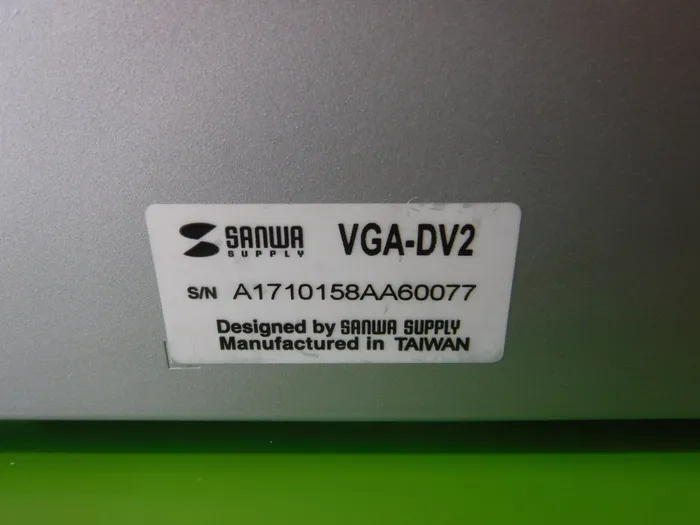 산와 공급 VGA-DV2 모니터 분배기 상세 이미지 - ASKINDEX 코리아