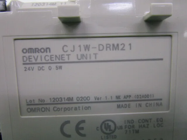 오므론 CJ1W-DRM21 시퀀서 (DeviceNet 유닛) 상세 이미지 - ASKINDEX 코리아