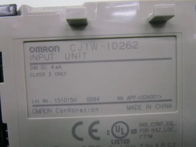 오므론 CJ1W-ID262 시퀀서(입력 유닛) 상세 이미지 - ASKINDEX 코리아