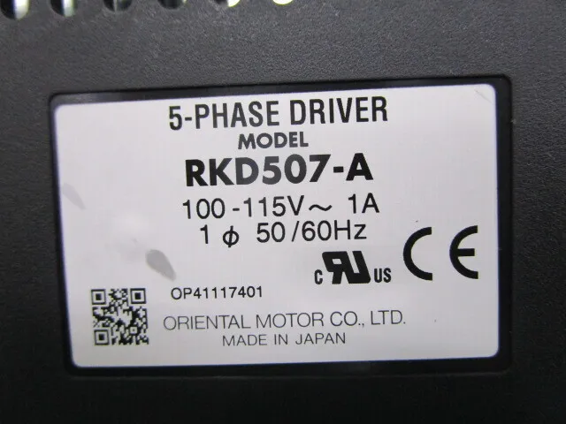 Oriental Motor RKD507-A Stepping Motor Driver Detail Image - ASKINDEX Korea